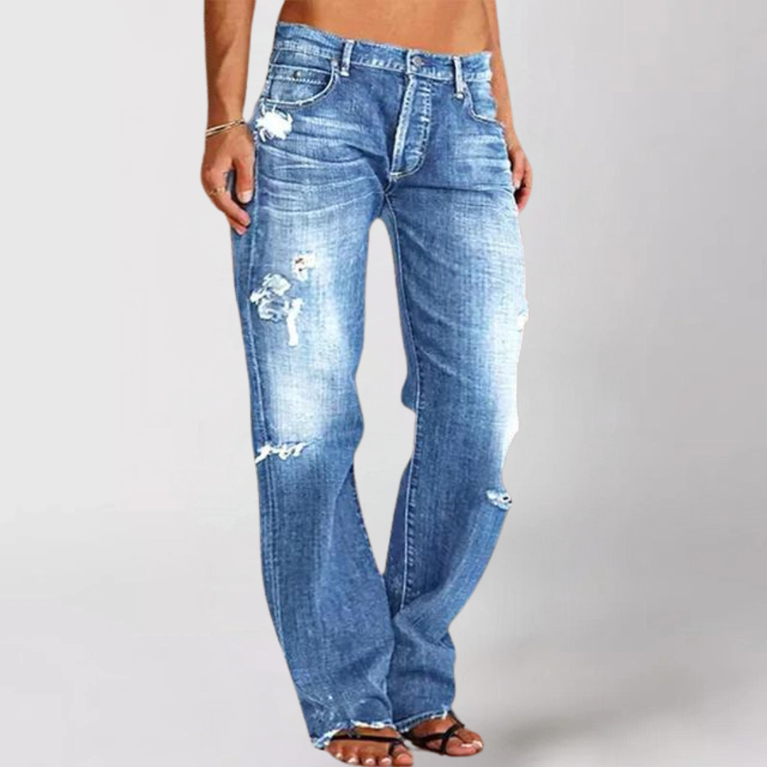 Viktoria - Wide Cut Denim Jeans