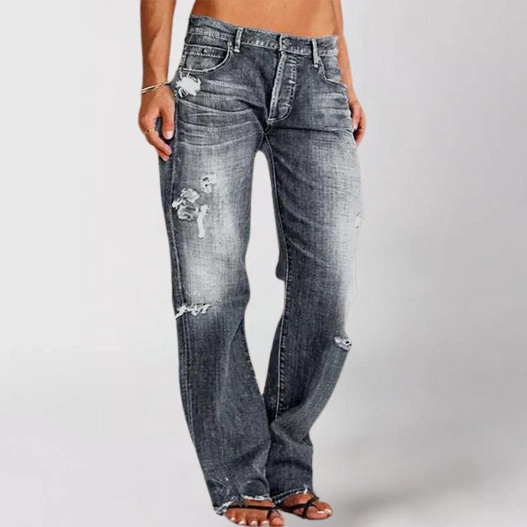 Viktoria - Wide Cut Denim Jeans