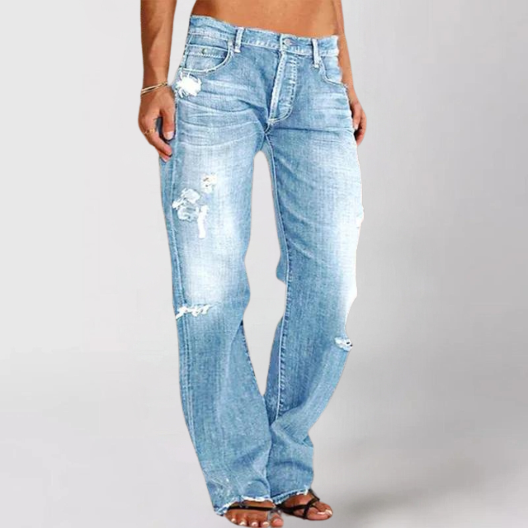 Viktoria - Wide Cut Denim Jeans