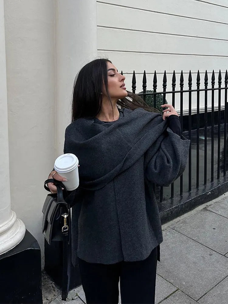 Elif | Viral Cape Jacket