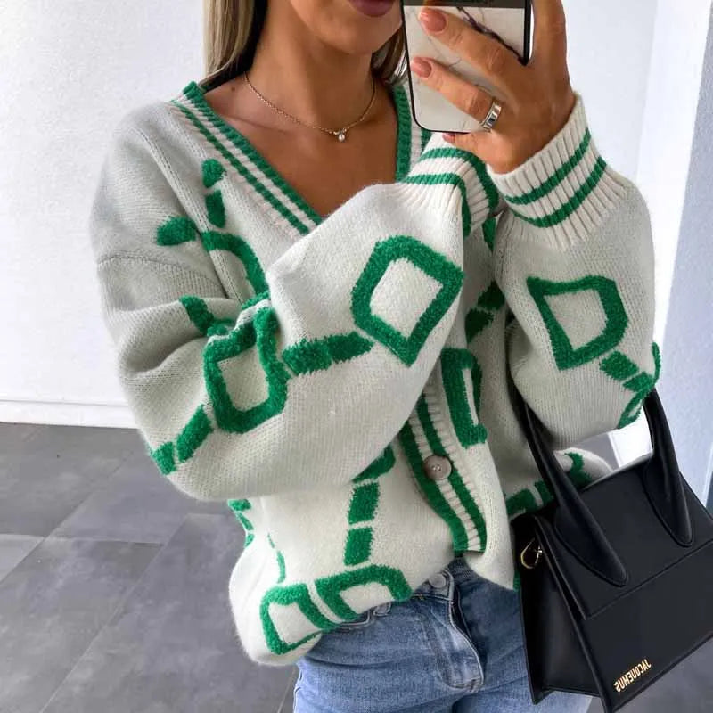 Zoey - V Neck Cardigan
